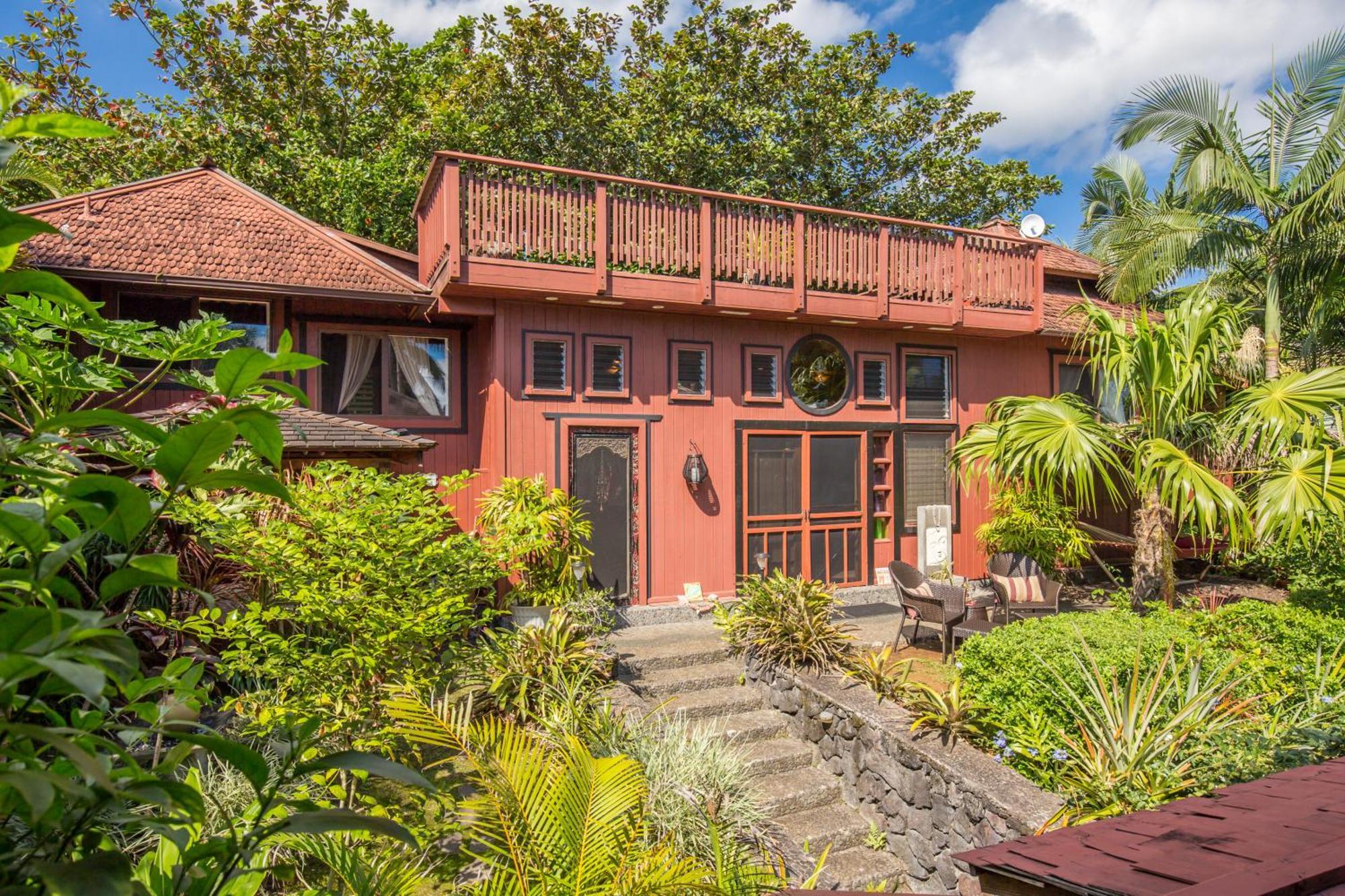 The Bali House And Cottage At Kehena Beach Hawaii Chambre photo
